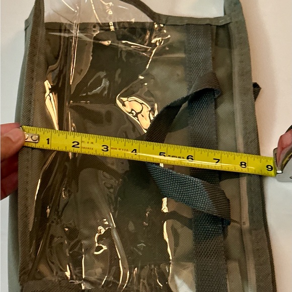Clear See-Through Zipper Bag with Gray Handles – Versatile & Spacious - Picture 13 of 16
